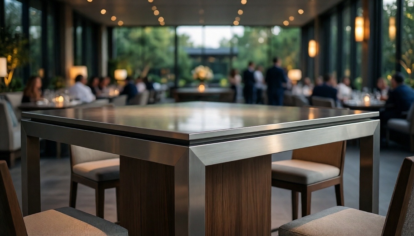 Rechteckiger Stehtisch – Die perfekte Lösung für flexible Events und moderne Raumkonzepte